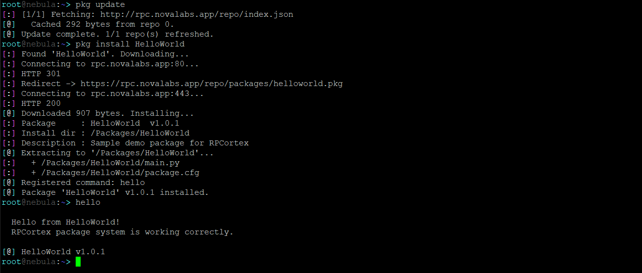 RPCortex pkg on ESP32-S3
